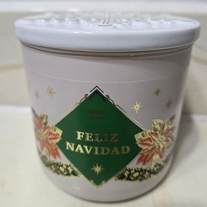 B&BW Feliz Navidad 3 wick candle